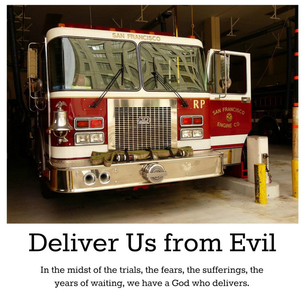 Deliver us from Evil prayer firetruck